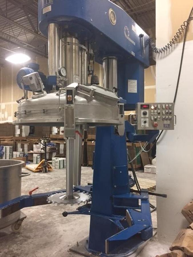 Used Niemann Kreis Vkdv Vacuum Dissolver, With 400 Liter Change Cans