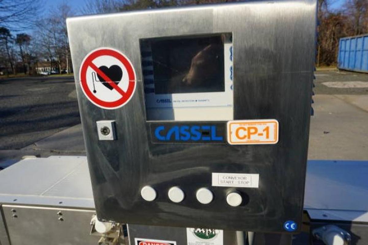 Used Cassel “Shark 2” Stainless Steel Metal Detector,18 In. Wide X 16 In. High Aperture