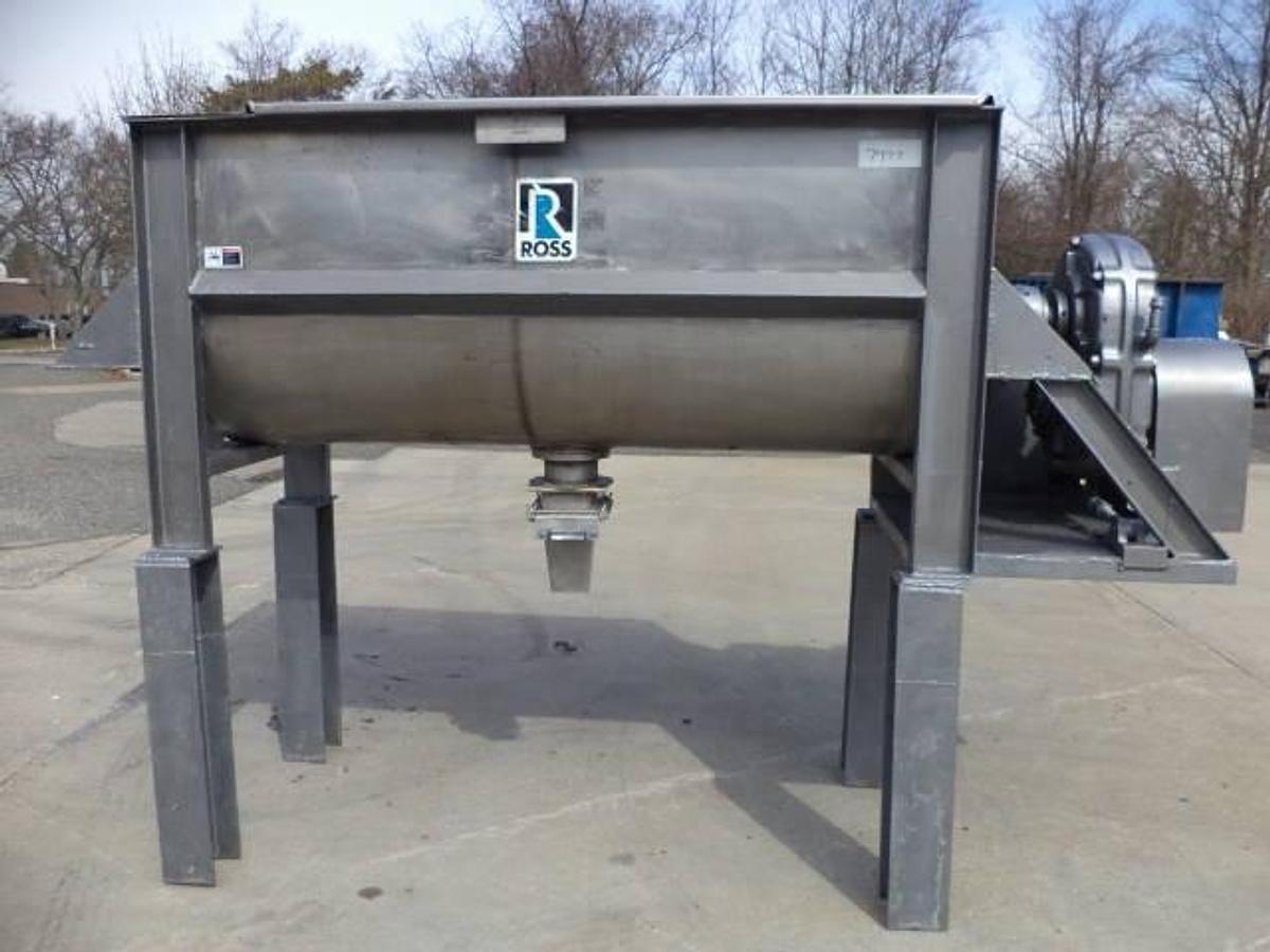 Used 36 Cu. Ft. Stainless Steel Double Ribbon Blender, 15HP