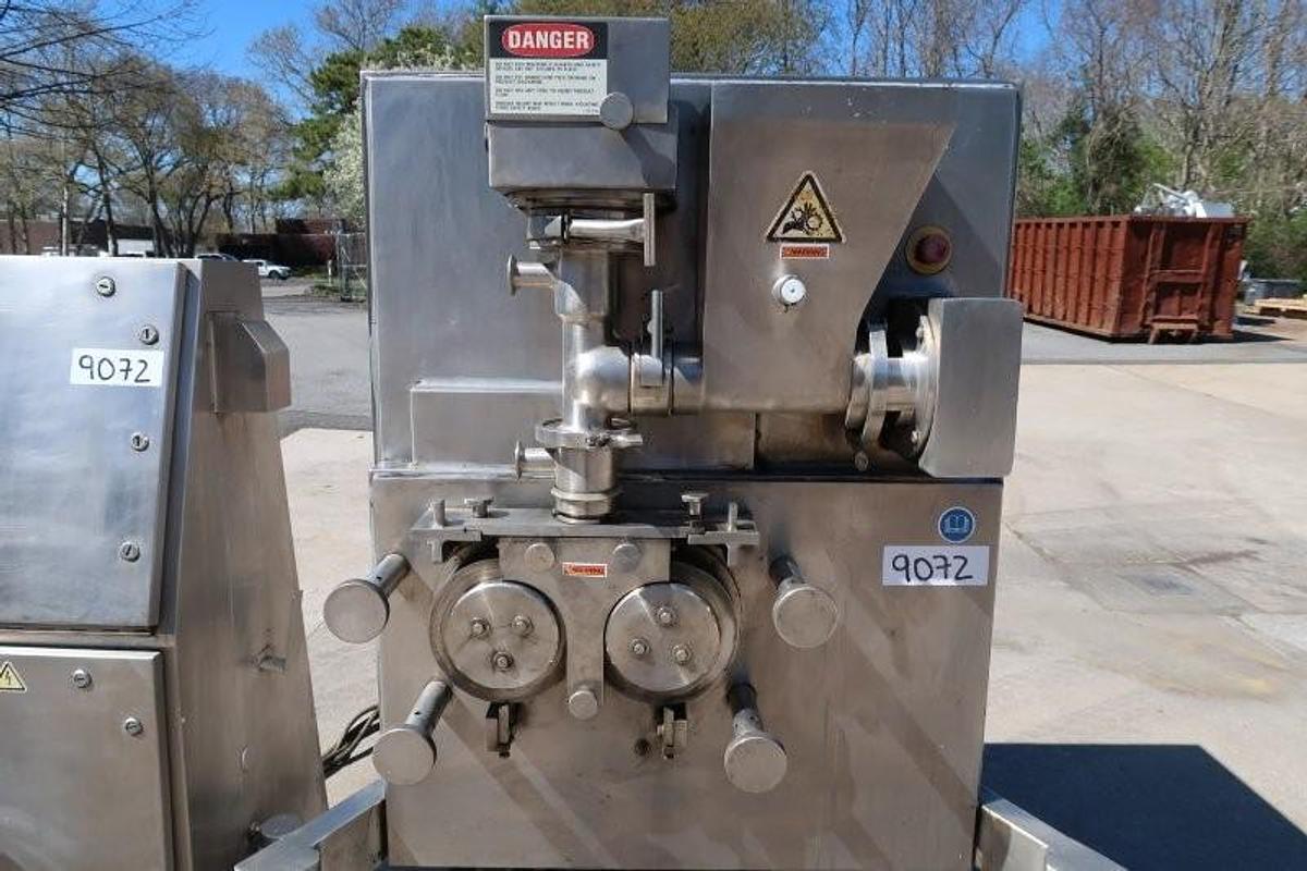 Used Fitzpatrick Chilsonator Pilot Plant Roll Compaction Machine, XP Motors