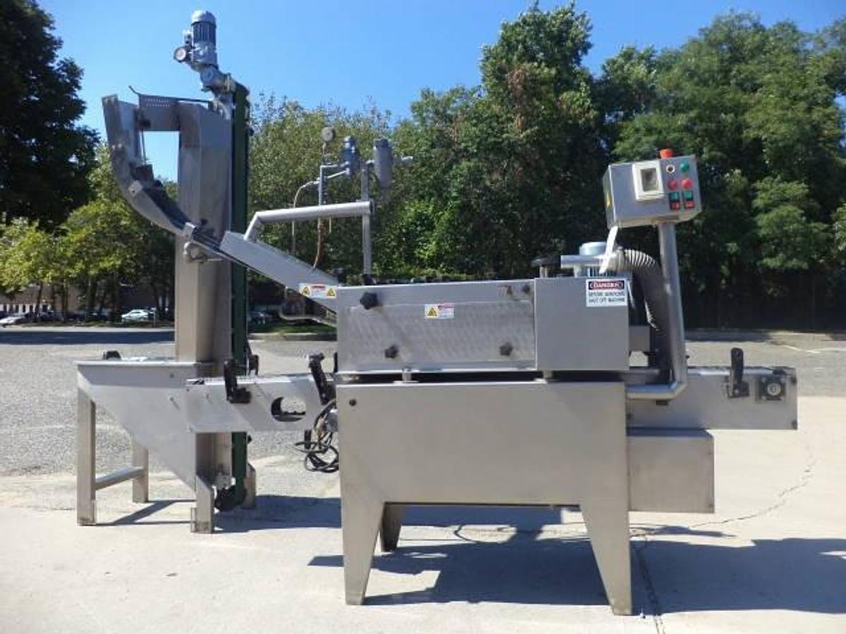 Used Emerito CT-2000 Steam Capping Machine, Stainless Steel
