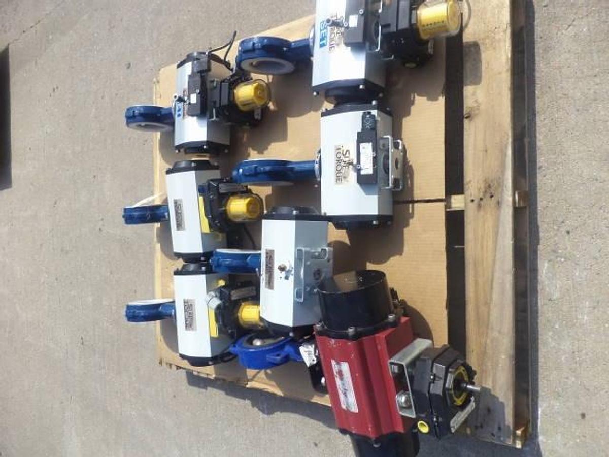 Used Sure Torque Electrically Actuated 4 Inch Diameter Butterfly Valves (7)