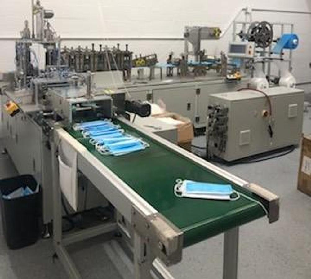 Used Face Mask Manufacturing Line