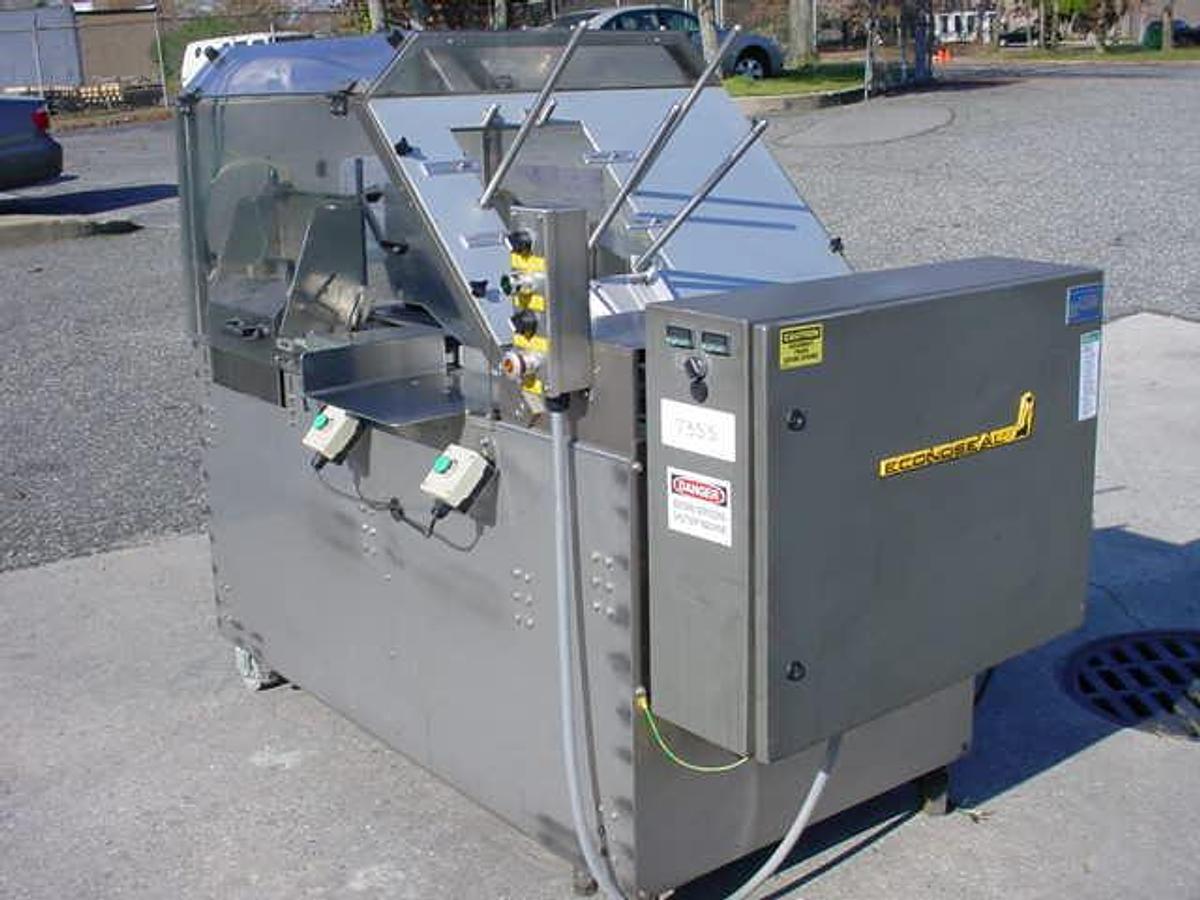 Used Econoseal E-2000 Auto Cartoner With Hot Melt, Stainless