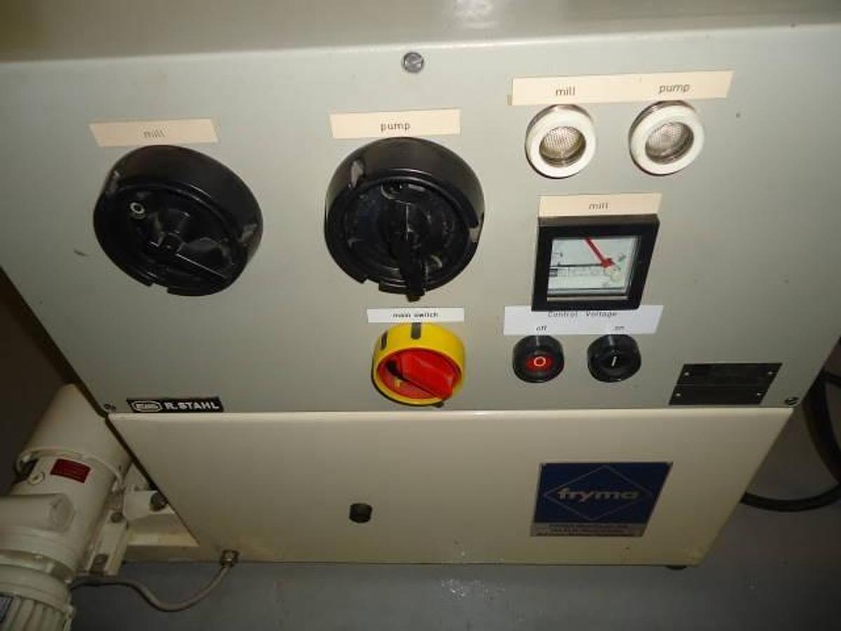 Used Fryma Ms12 Coball Mill, Jacketed