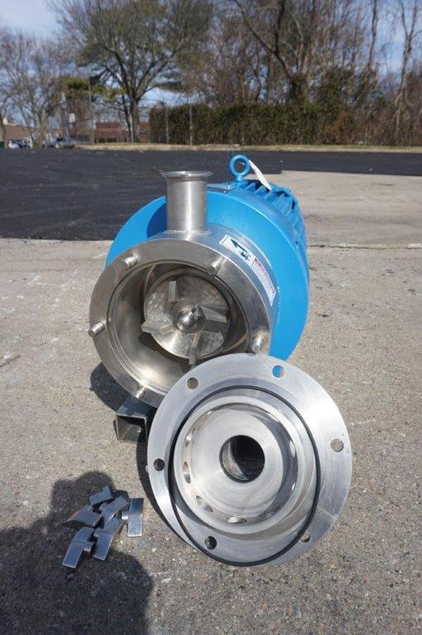 Used Silverson 450LS Stainless Steel Inline High Shear Mixer, Explosion Proof