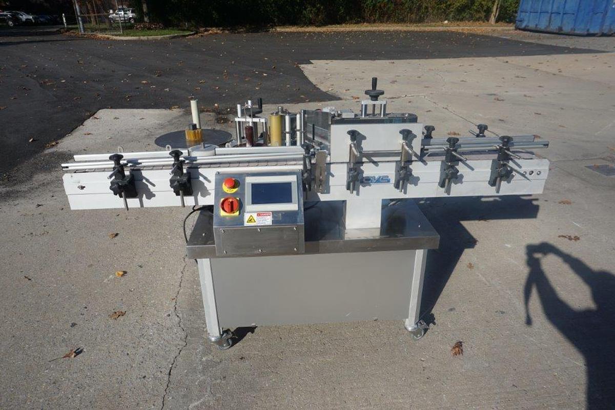 Used CVC Spot/Wraparound Automatic Pressure Sensitive Labeler, Single Phase Electrics