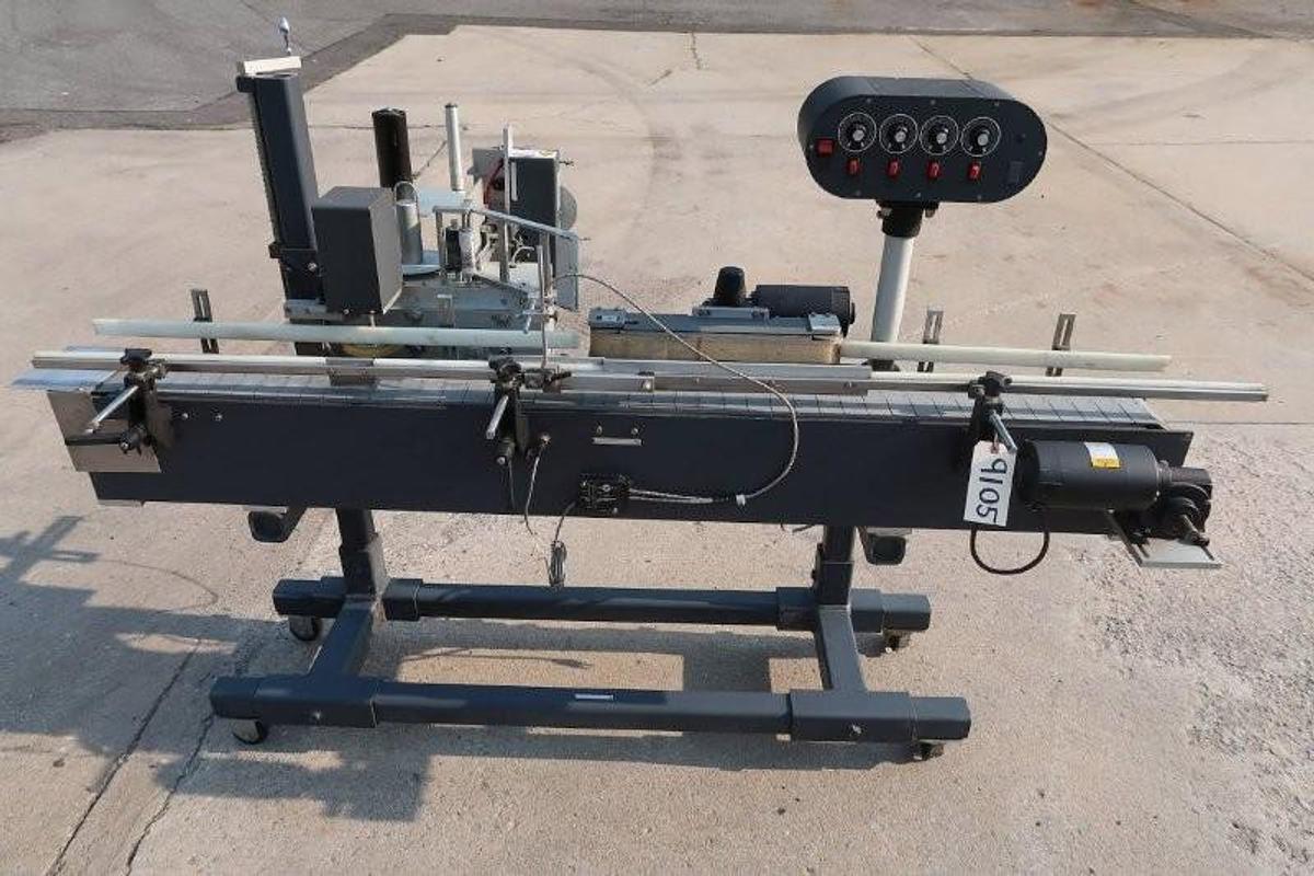 Used Universal Automatic Wraparound Labeler