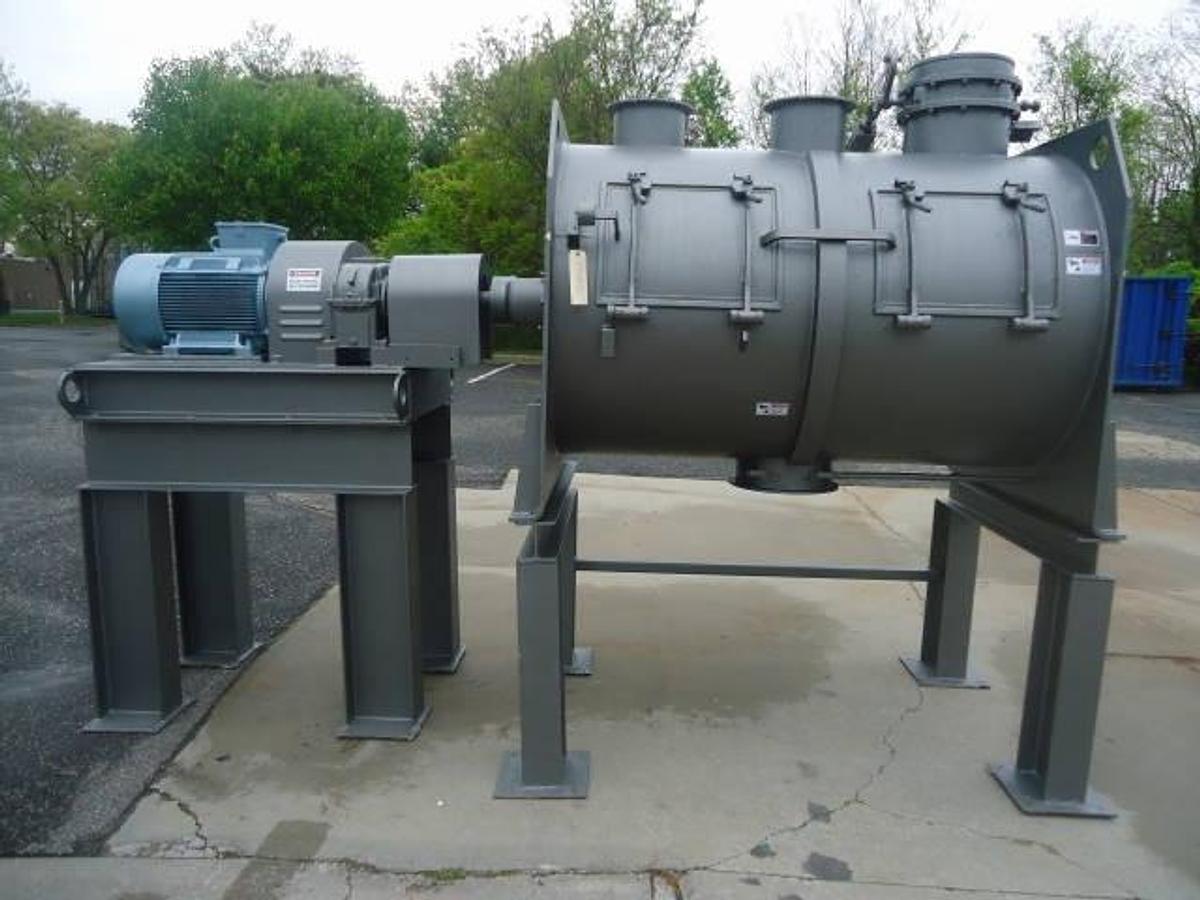 Used Lodige/Littleford Fkm-1600d Stainless Steel Plow Mixer With Choppers