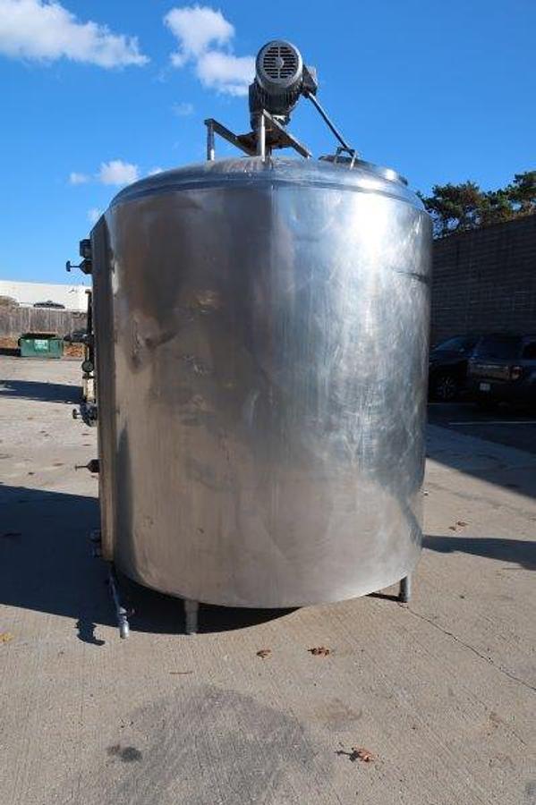 Used Cherry Burrell 1,000 Gallon Steam Jacketed Mix Tank