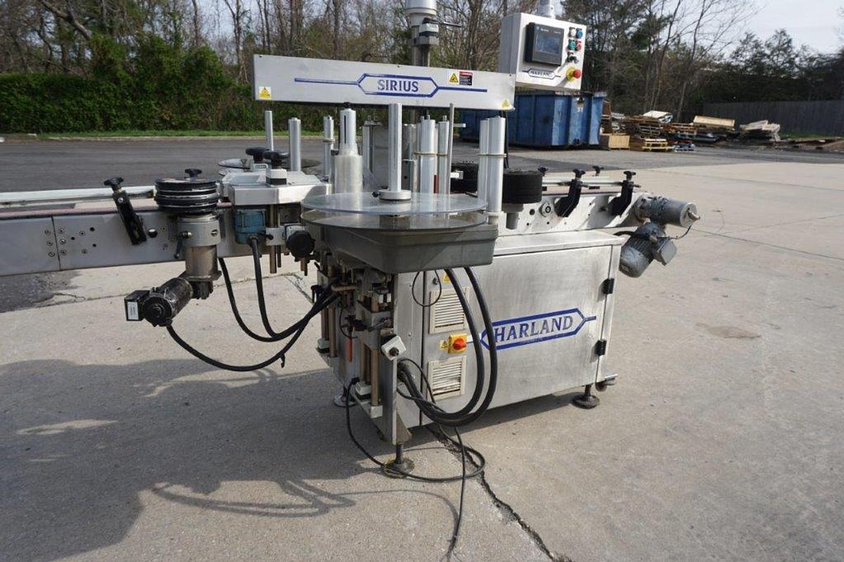 Used Harland Front and Back Pressure Sensitive Labeler