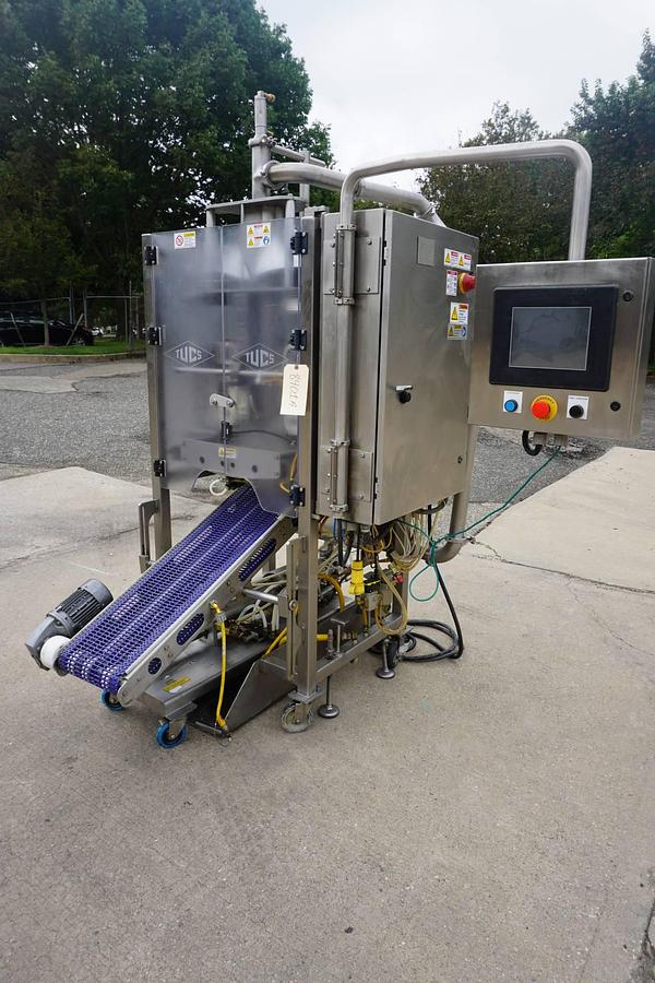 Used TUCS TEVFF-10S Stainless Form/Fill/Seal, Piston Fill