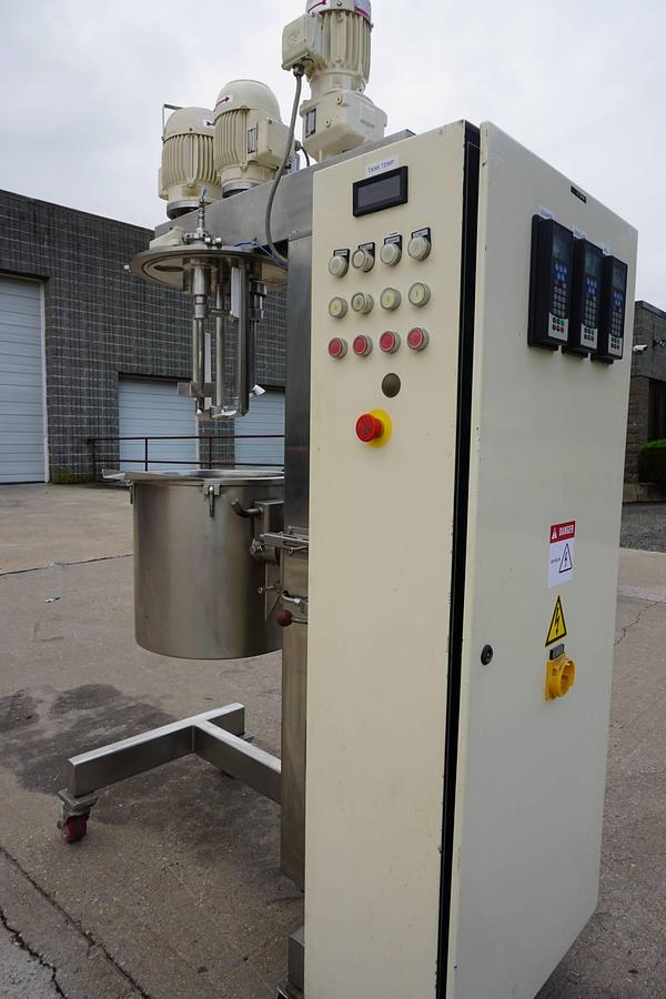 Used Fryma VME-20 316L SS Homogenizing/De-Aeration Mixer