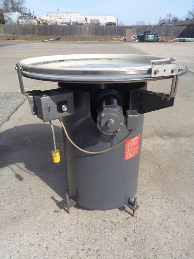 Used Kaps-All 36 In. Diameter Rotary Unscrambling/Accumulating Table