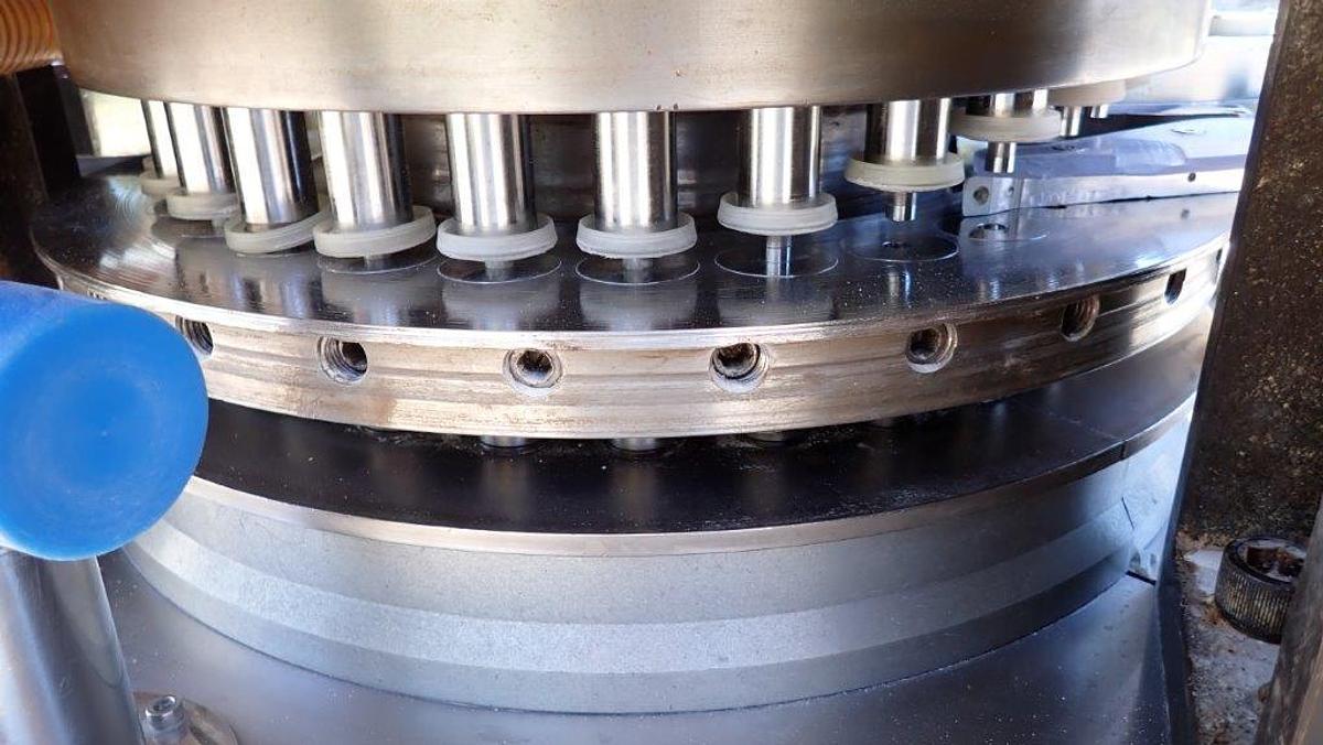 Used Sejong 30 Station Precompression Rotary Tablet Press, D Tooling