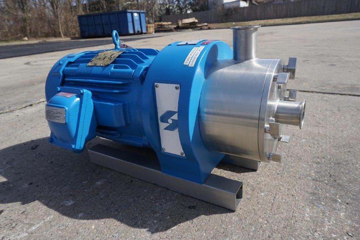 Used Silverson 450LS Stainless Steel Inline High Shear Mixer, Explosion Proof