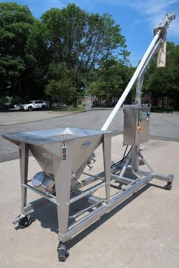 Used Hapman Series 300 Helix Conveyor, Ribbon Agitator