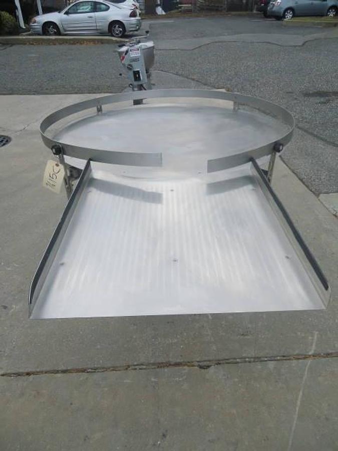 Used Kaps-All 48 In. Diameter Accumulating Table, Variable Speed