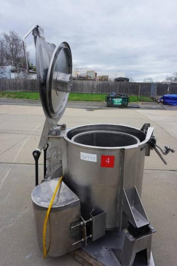 Used Brothers Legrow 200 Lb. SS Centrifugal Vegetable Spin Dryer