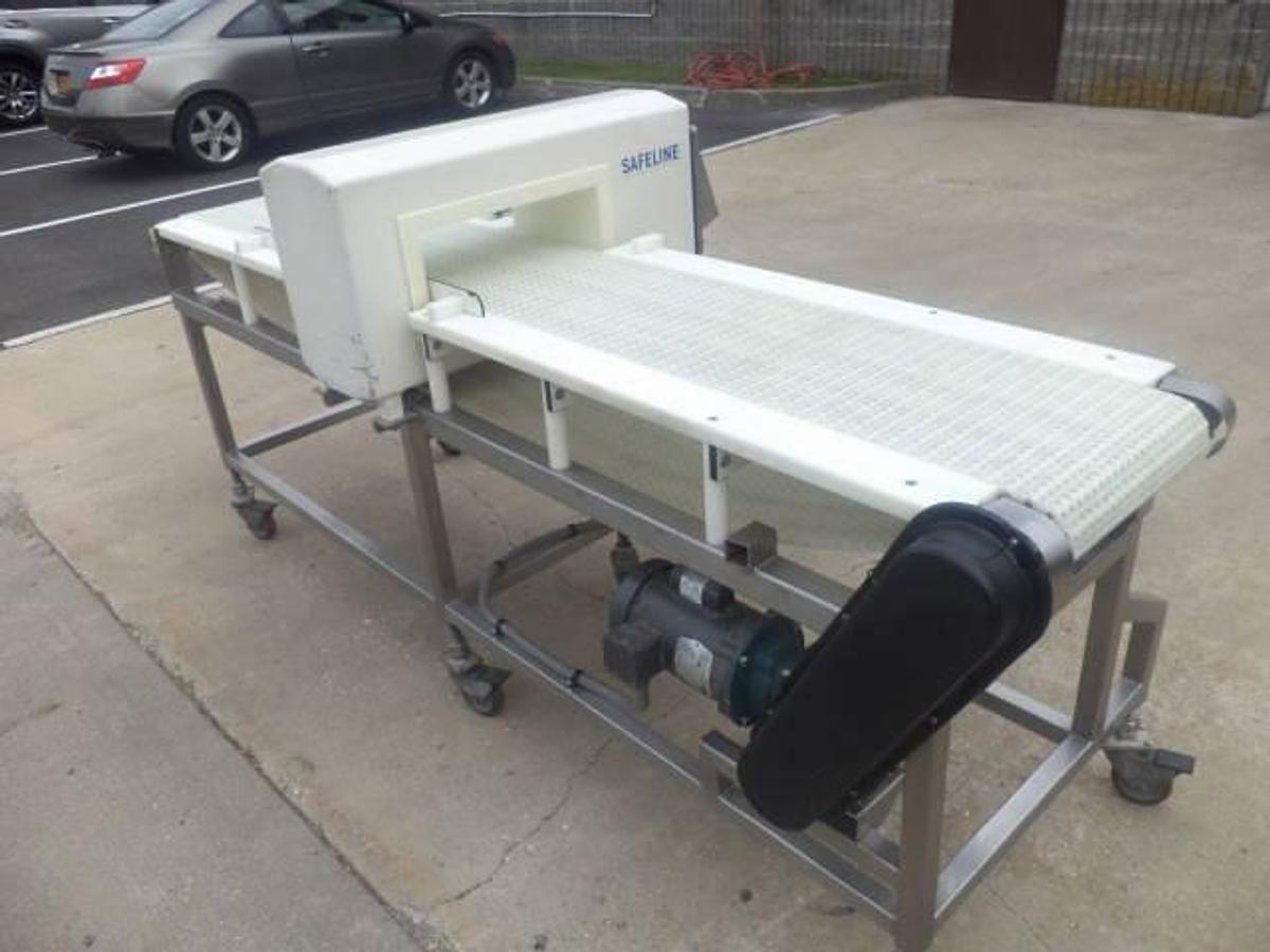 Used Safeline SL1000 Conveyorized Metal Detector, Single Phase Electrics
