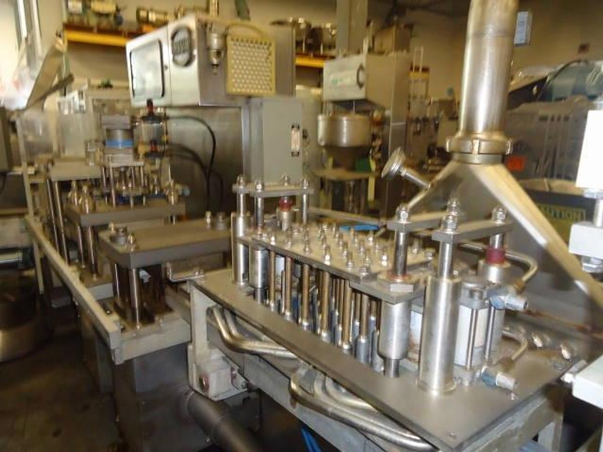 Used Hassia Thl 24-28 Thermoform Fill-Portion Pack-Seal Machine For Condiments