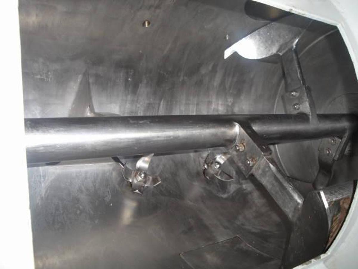 Used Littleford Fkm-600d Stainless Steel Jacketed Plow Mixer With Choppers
