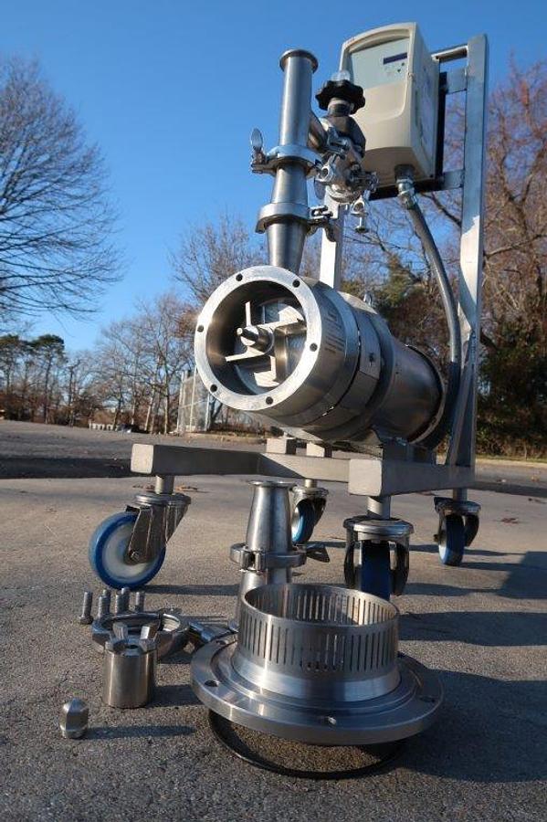 Used Admix DS-425 SS Sanitary Inline High Shear Mixer, 5HP