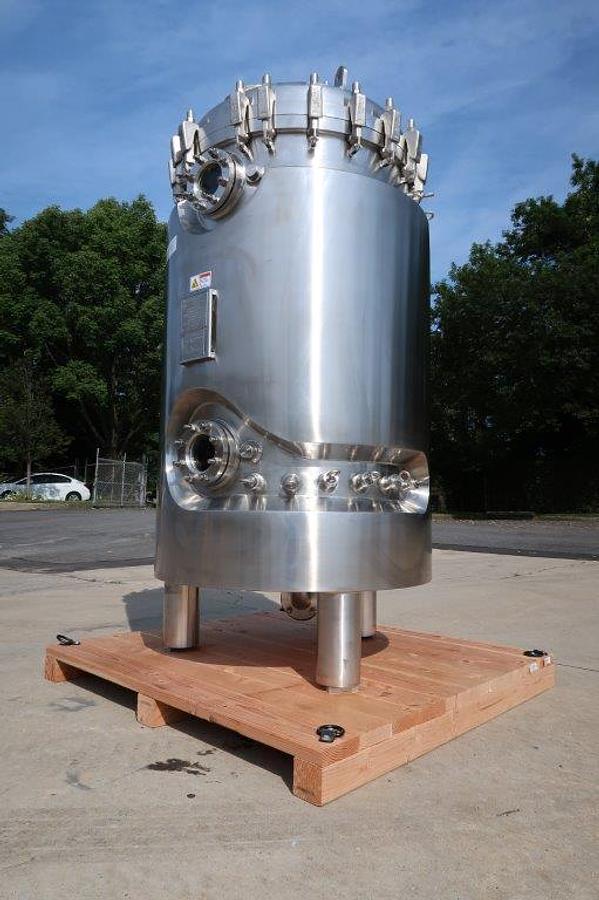 Used 1,000 Liter Allegheny Bradford SS Sanitary Jacketed Pressure Tank/Reactor