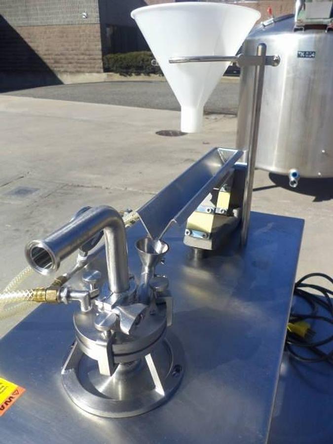 Used Jet Pulverizer “Micron-Master”” 2-inch Dia. Lab Pharmaceutical Jet Mill/Pulverizer, Stainless