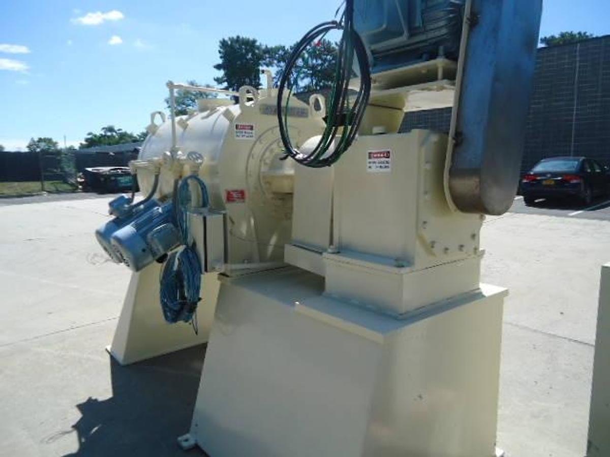 Used Littleford FKM-600D Jacketed Plow Mixer, 60 HP