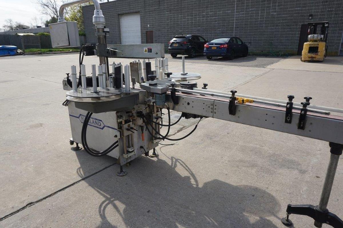 Used Harland Front and Back Pressure Sensitive Labeler