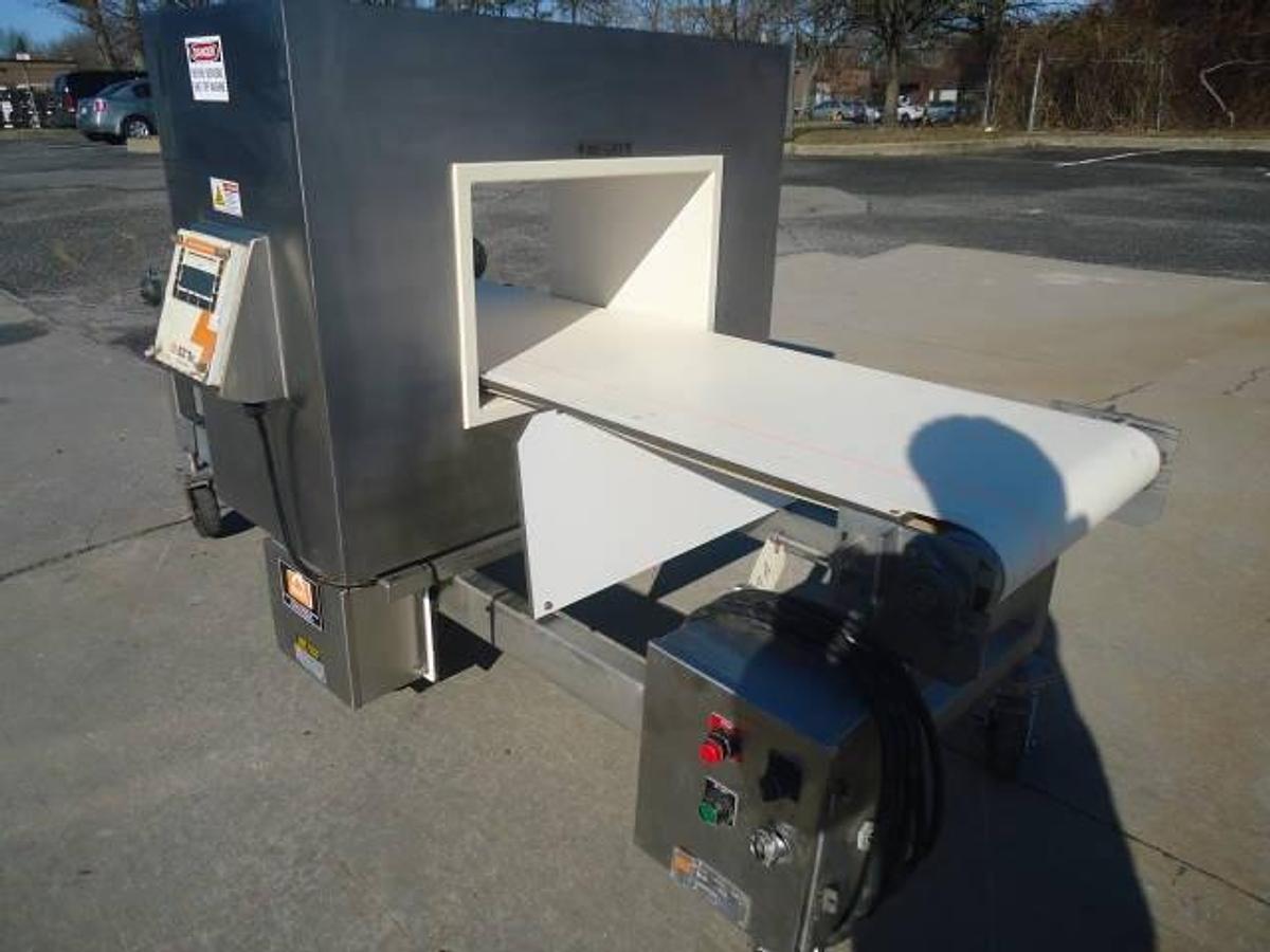 Used Eriez “Ez-Tec”” 24 In. Wide X 15 In. High Metal Detector, Stainless Steel