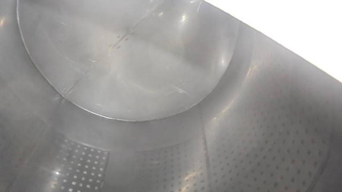 Used 1,980 Gal Criveller Stainless Steel Dimple Jacketed Vertical Sanitary Tank