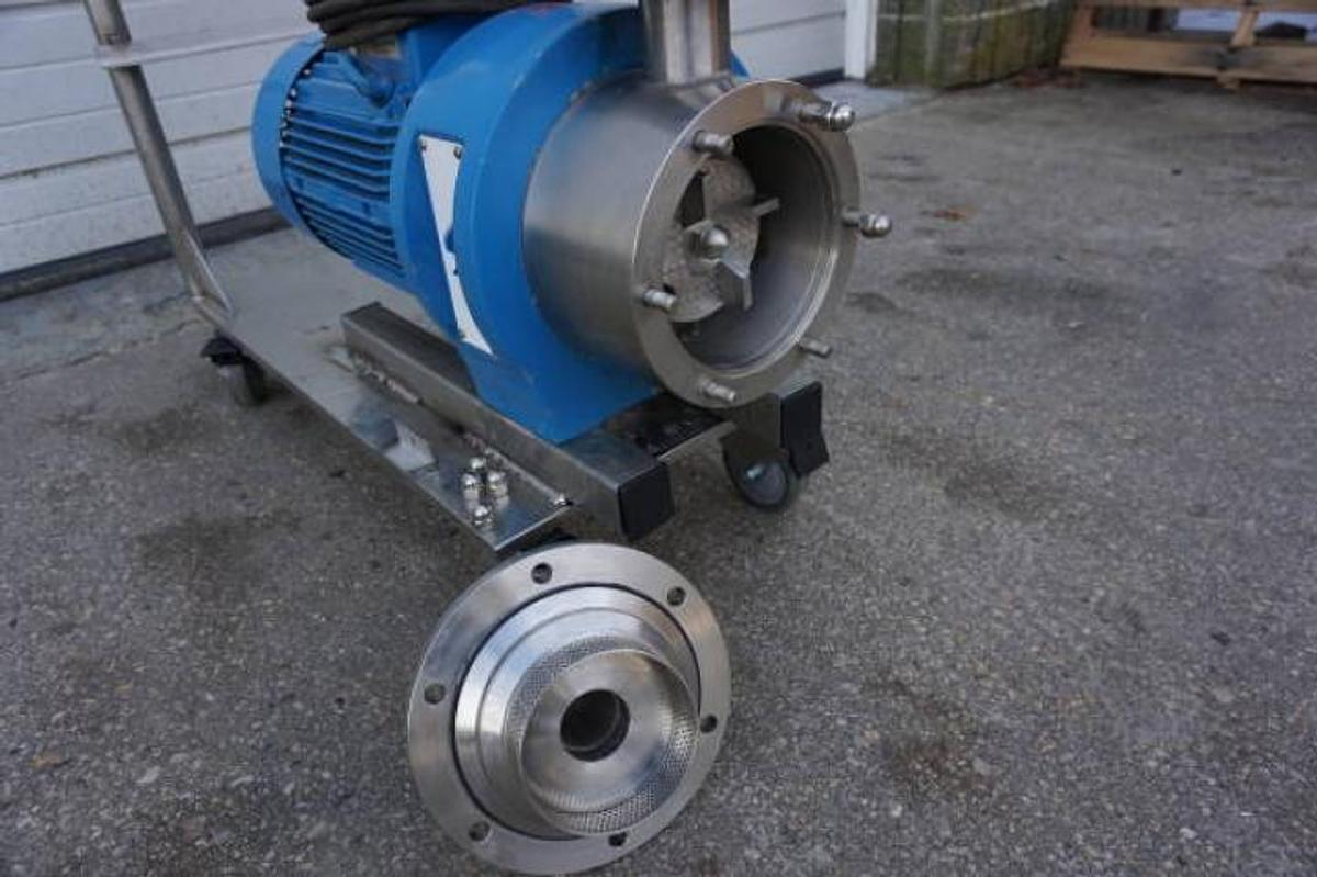 Used Silverson 450LS Stainless Inline High Shear Mixer, Portable