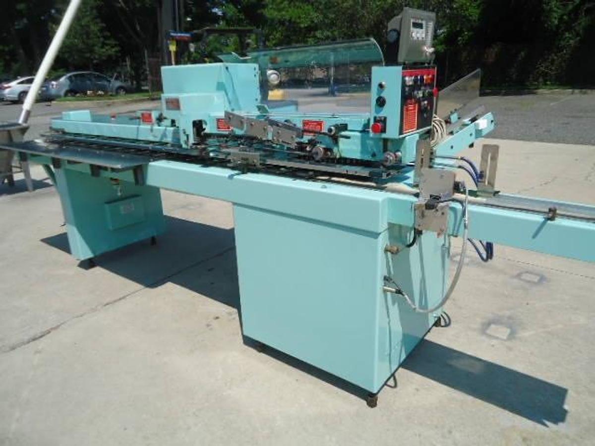 Used Bivans “Vertuck” 74 Automatic Cartoner With Leaflet Inserter