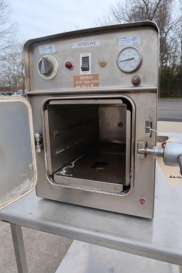 Used Amsco Tabletop Autoclave, Single Phase Electrics