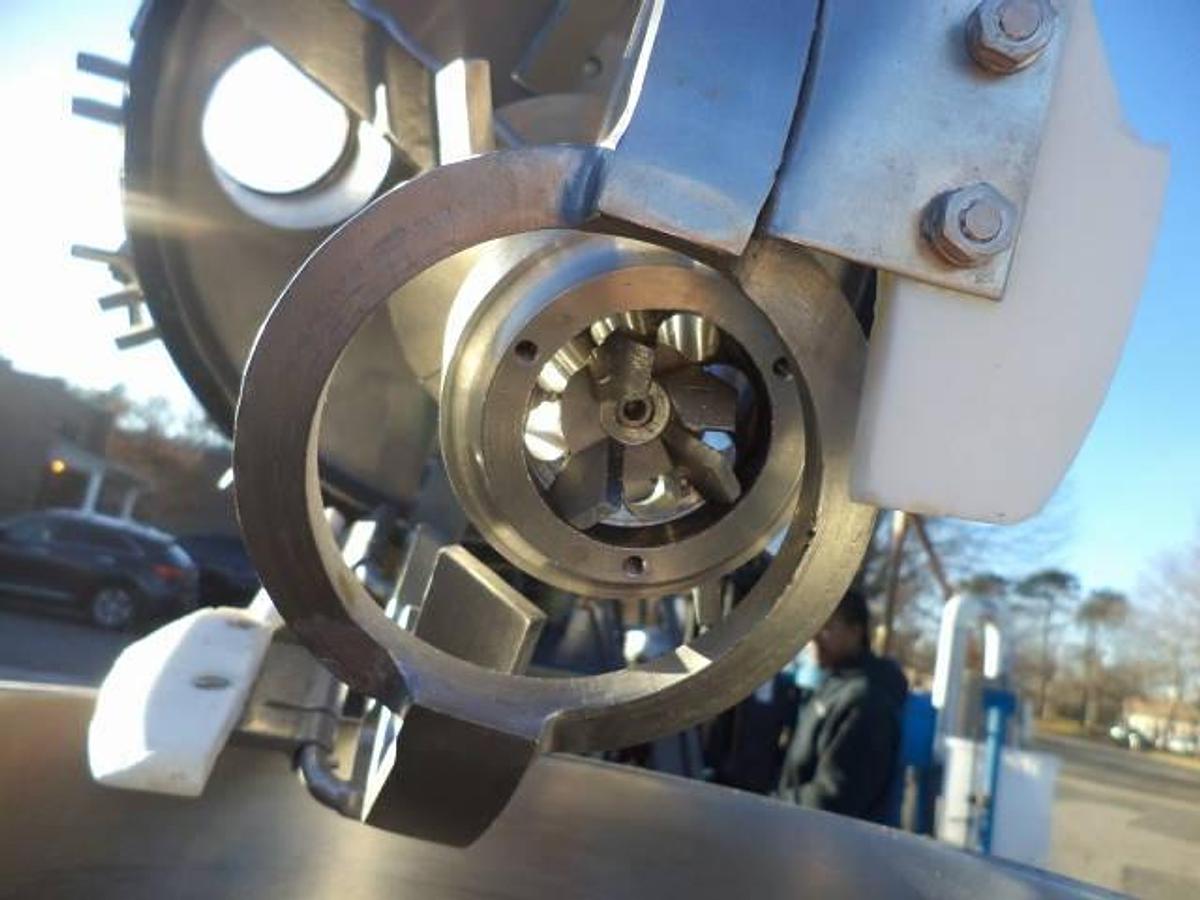 Used 10 Gallon Greerco “Agi-Mixer” Triple Motion Kettle with Homogenizing, 316 Stainless Steel