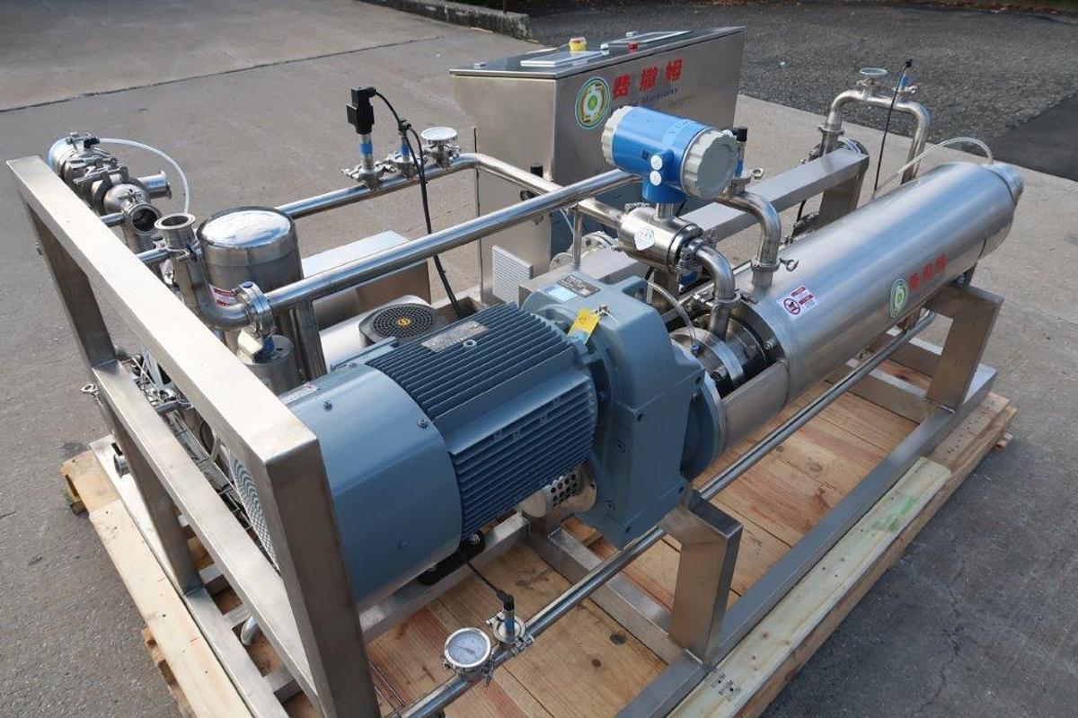 Used Ftherm X130-1200 Scrape Surface Heat Exchanger, 316L SS