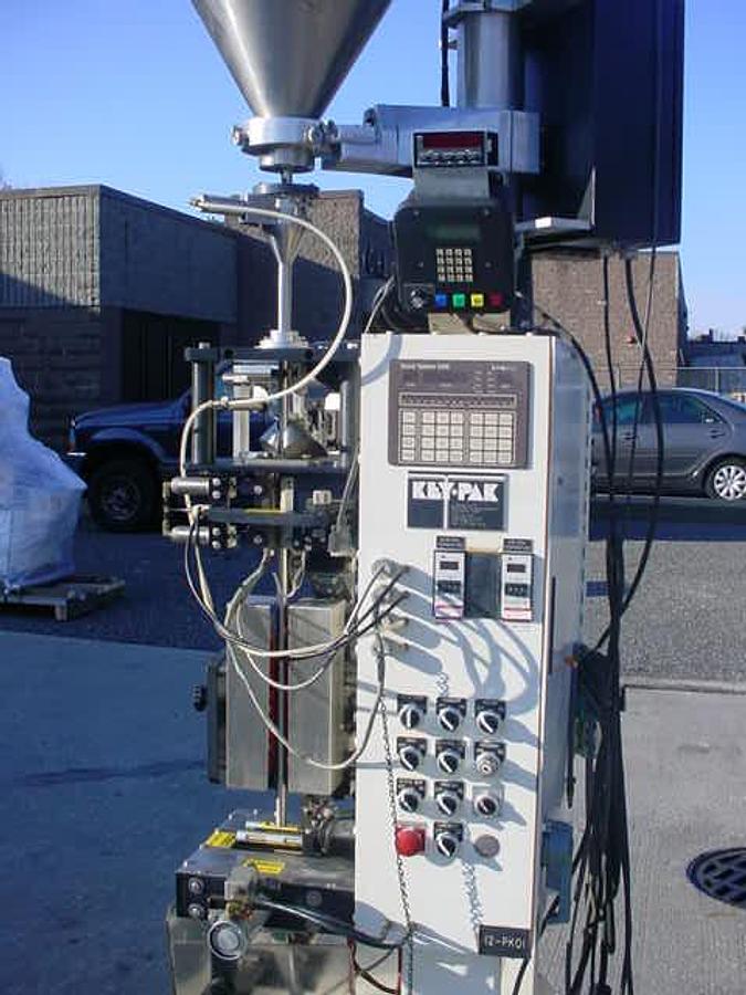 Used Key-Pak V-200-Bsp Form/Fill/Seal, Auger Head