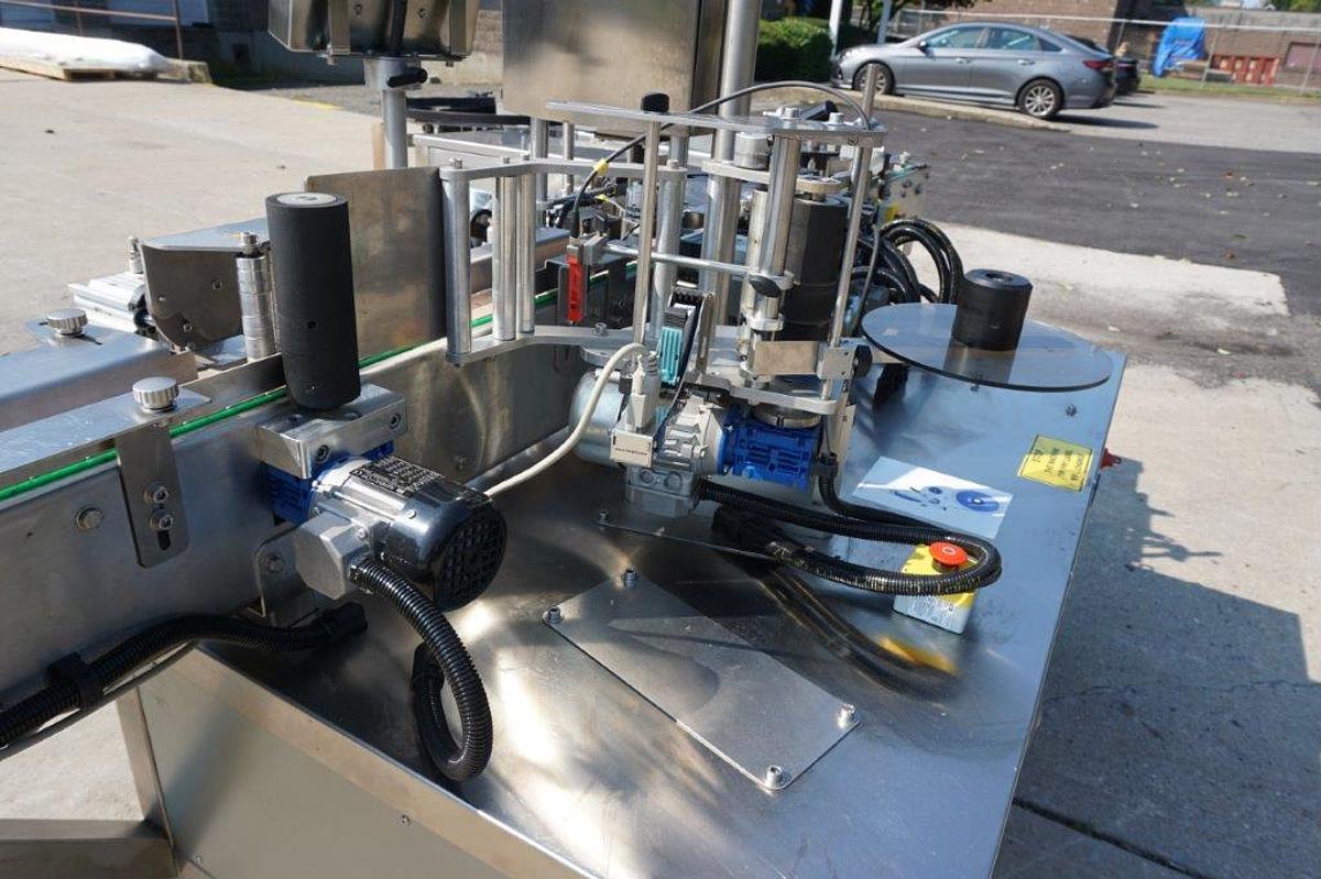 Used CDA Monoblock E-Filling , Capping and Labeling Machine, Manufactured 2017