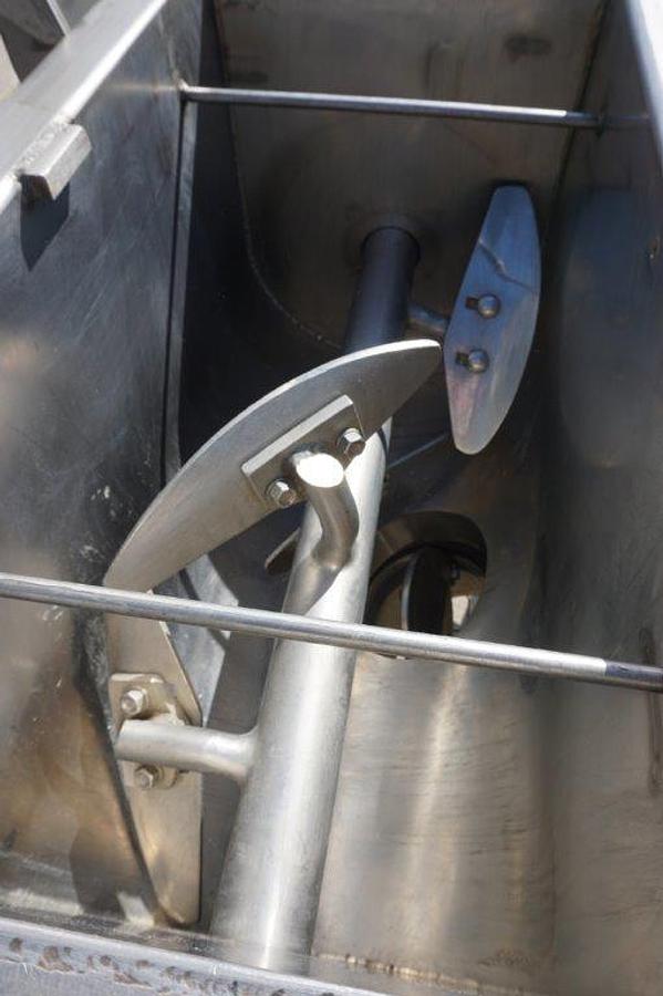 Used Marion 1.5 Cubic Foot Stainless Steel Plow Mixer, Explosion Proof