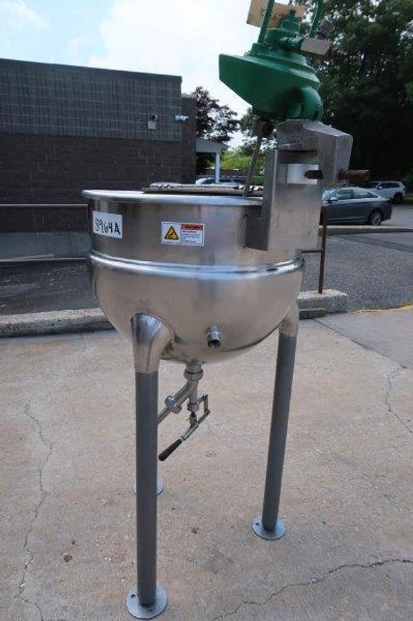 Used 30 Gallon Hamilton SS Kettle, 40PSI Jacket