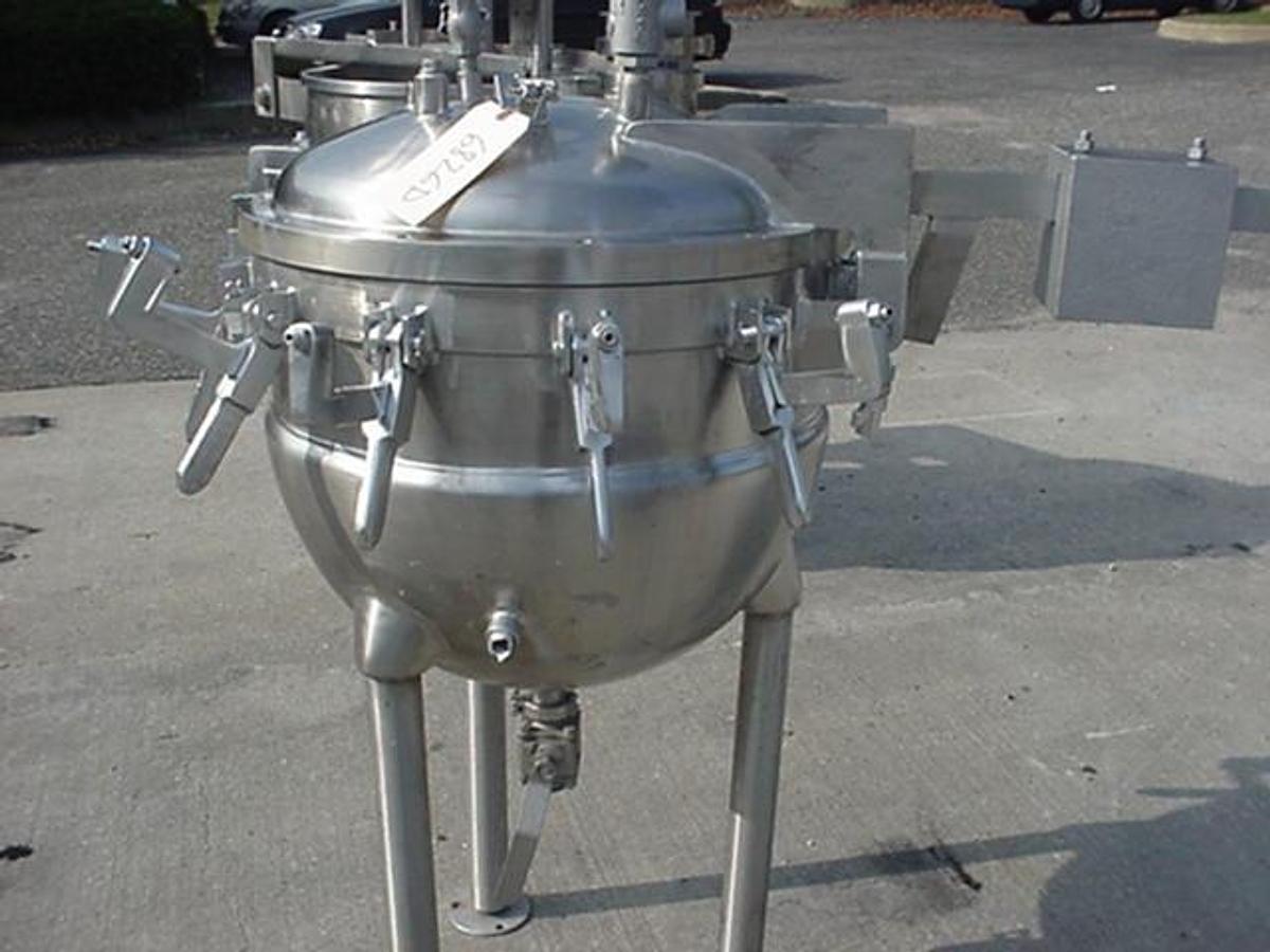 Used 30 Gallon Hamilton Ss Jacketed Vacuum Kettle
