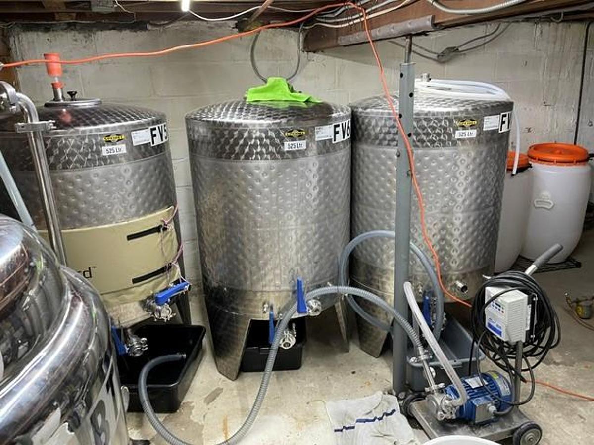 Used Speidel 525 Liter Jacketed Wine Tanks, (3) Available
