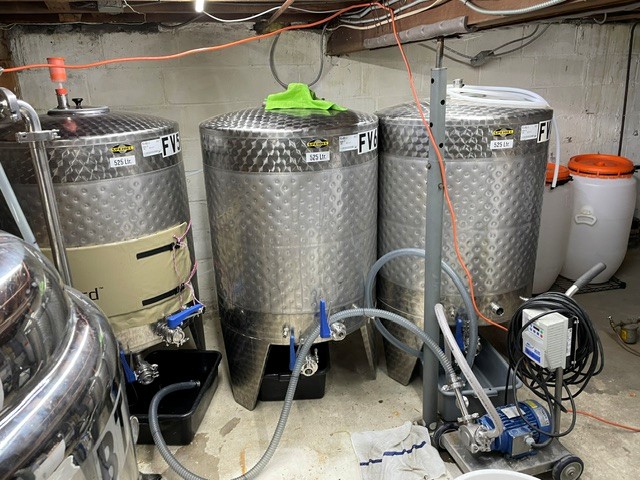 Used Speidel 525 Liter Jacketed Wine Tanks, (3) Available