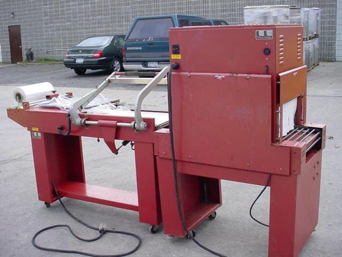 Used Preferred Packaging “L” Sealer & Shrink Tunnel, Portable