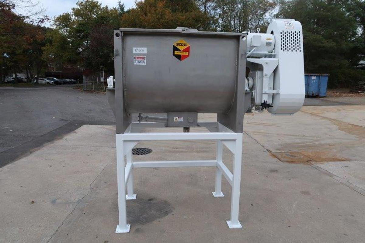 Used Scott Approx. 30 Cu. Ft. SS Paddle Blender, 10HP