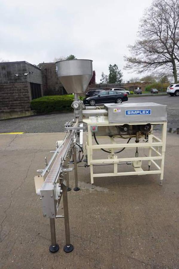 Used Simplex Four Head Piston Filling Machine