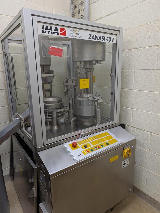Used IMA/ Zanasi 40F Encapsulator, 40,000 Capsules Per Hour