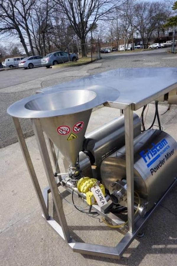 Used Fristam Powder Mixer System, 30 HP, All Stainless Steel
